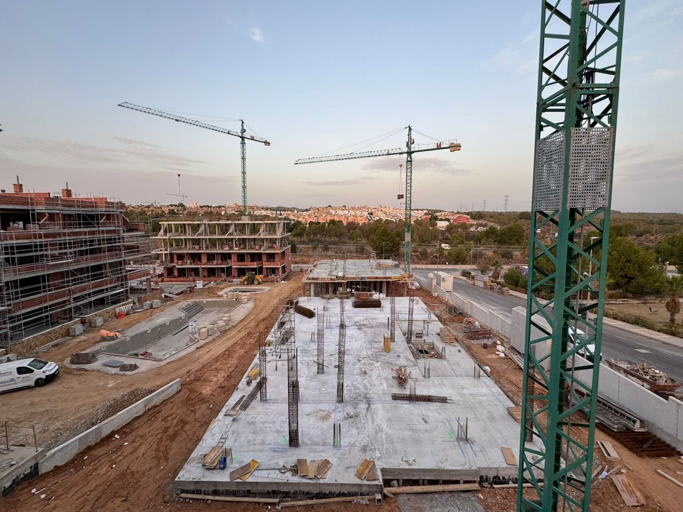 Estructura de hormigón para residencial