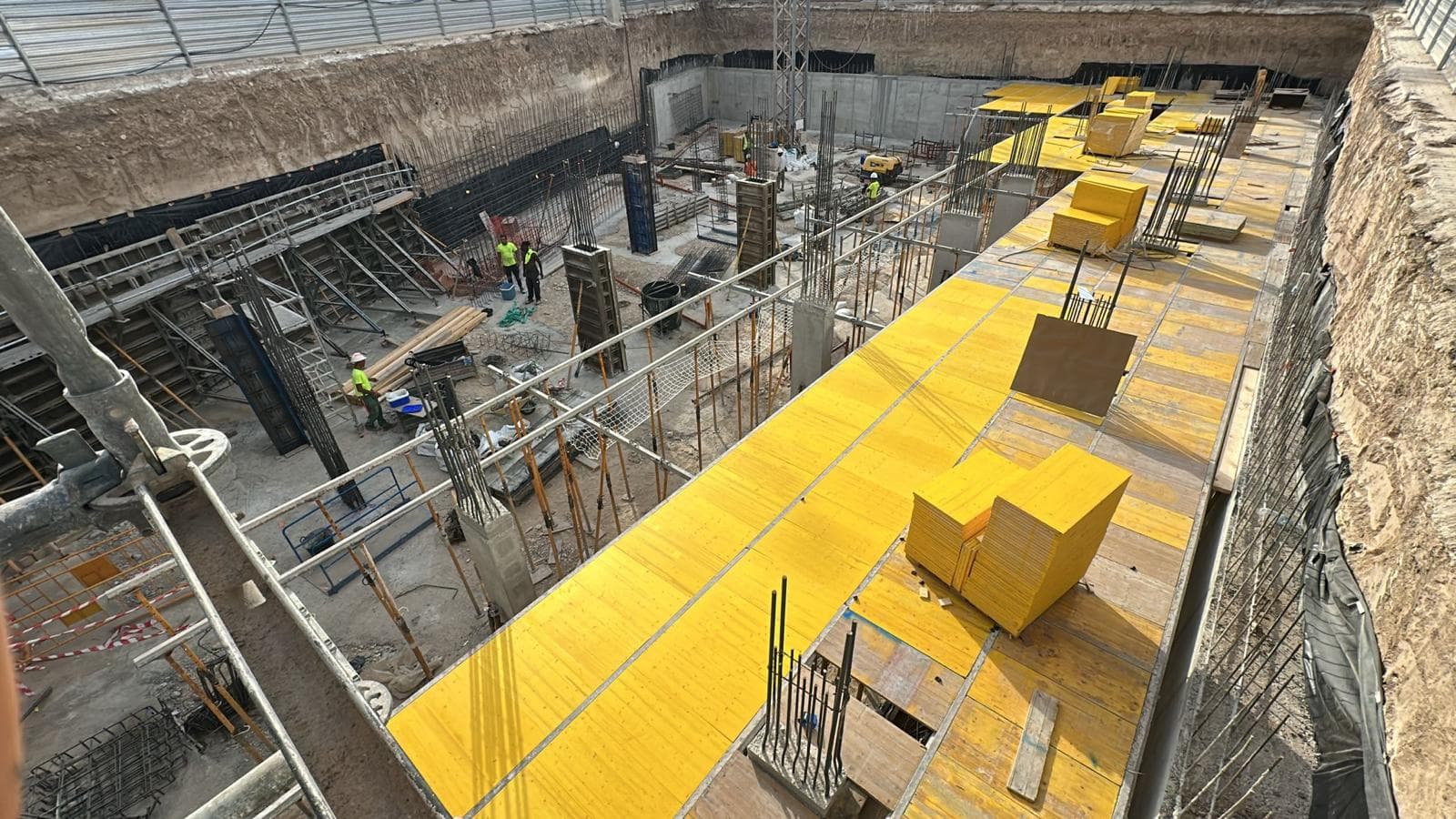 SPL Group construction site in progress on the Costa Blanca